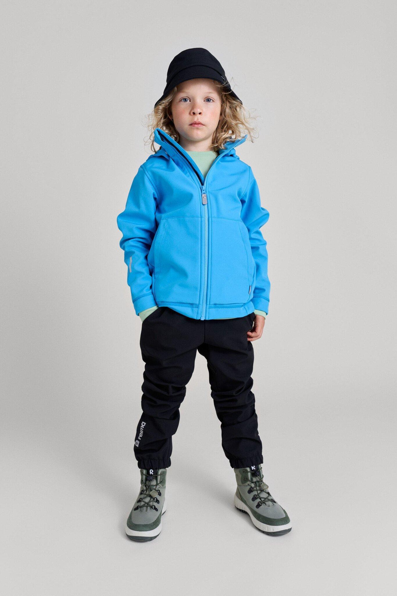 Reima  tec Kinder Softshelljacke Koivula Cool blue 