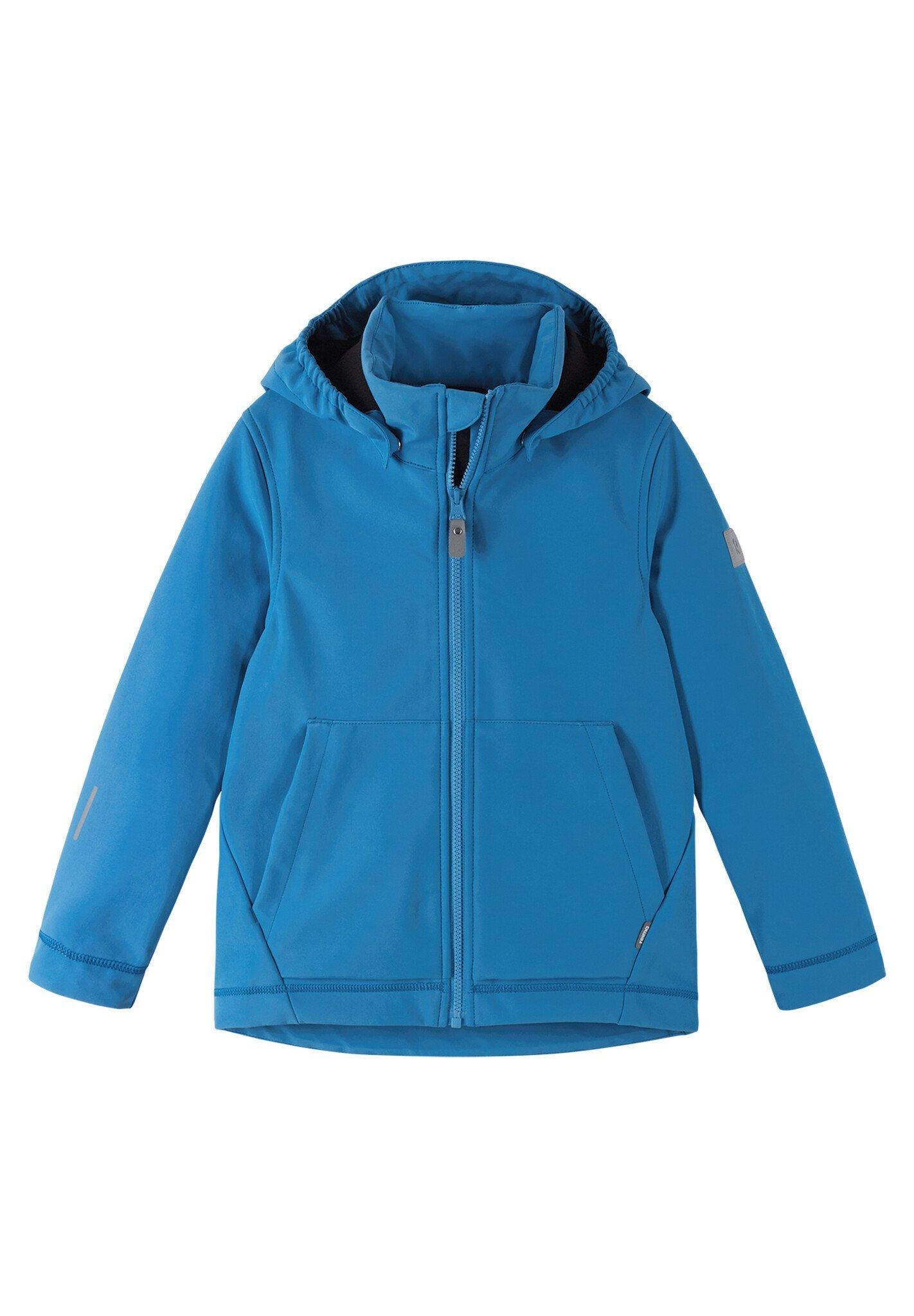 Image of Tec Kinder Softshelljacke Koivula Cool Blue Mädchen Blau 164