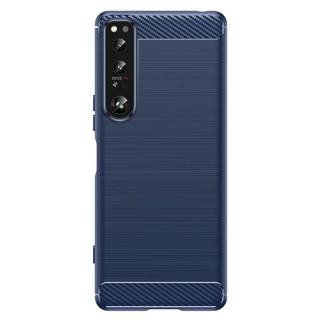 Cover-Discount  Sony Xperia 1 IV - Metall Carbon Look Hülle 