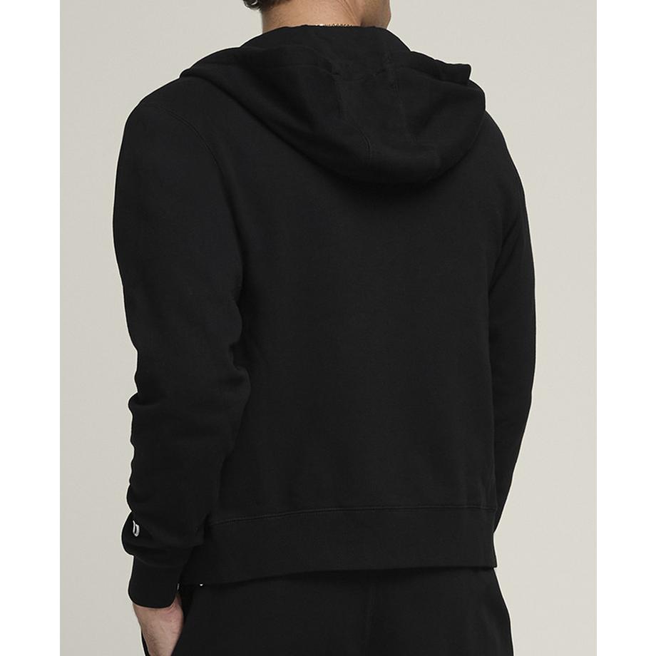 Wilson  Sweat à capuche zippé Team unisexe noir 