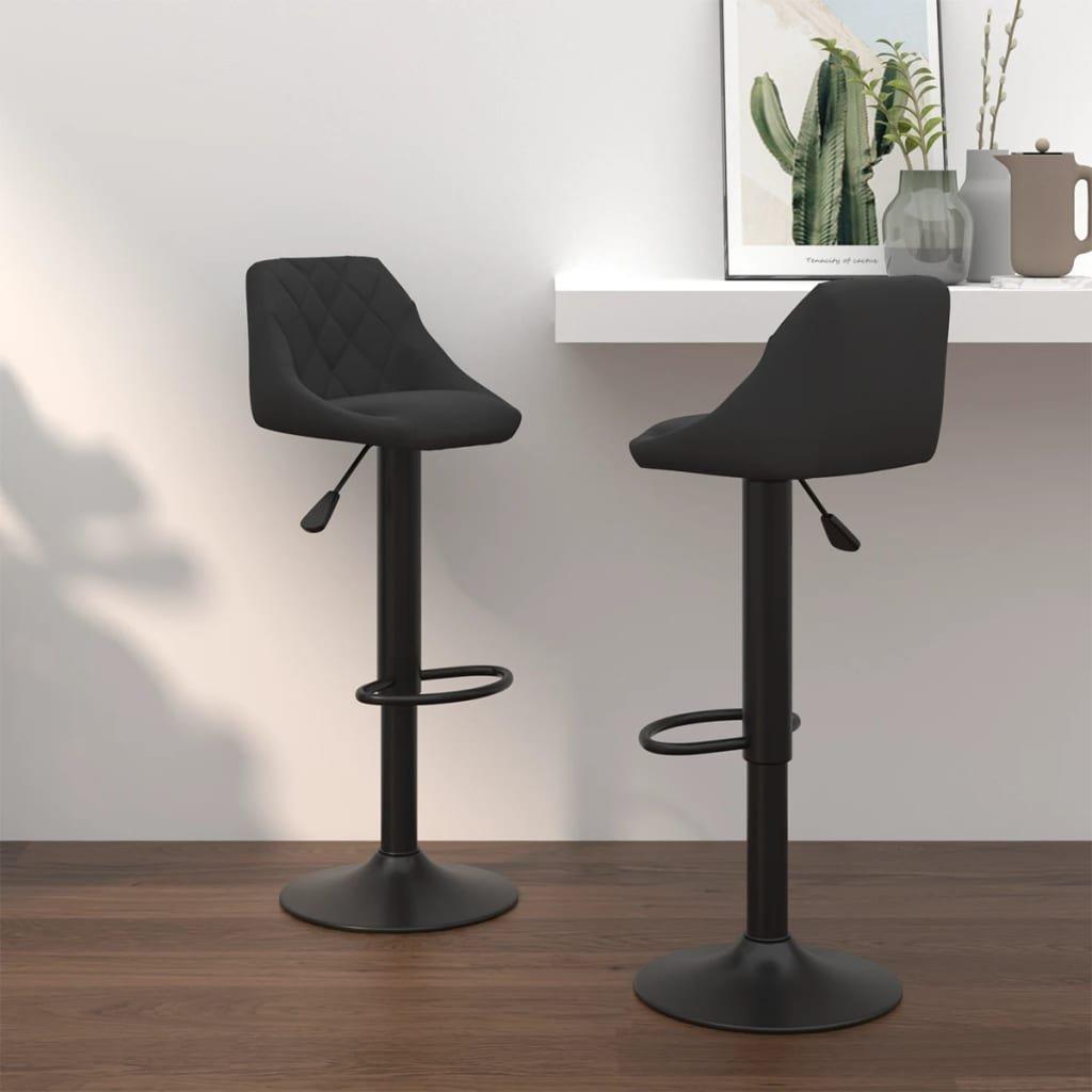 VidaXL Tabouret de bar velours  