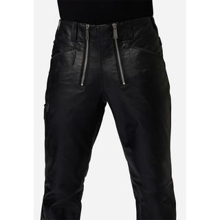 RICANO  Lederhose RT-105, Zimmermannshose im klassischem Straight Leg Cut 