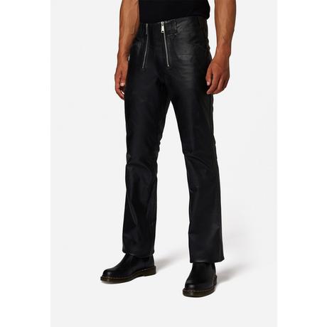 RICANO  Lederhose RT-105, Zimmermannshose im klassischem Straight Leg Cut 