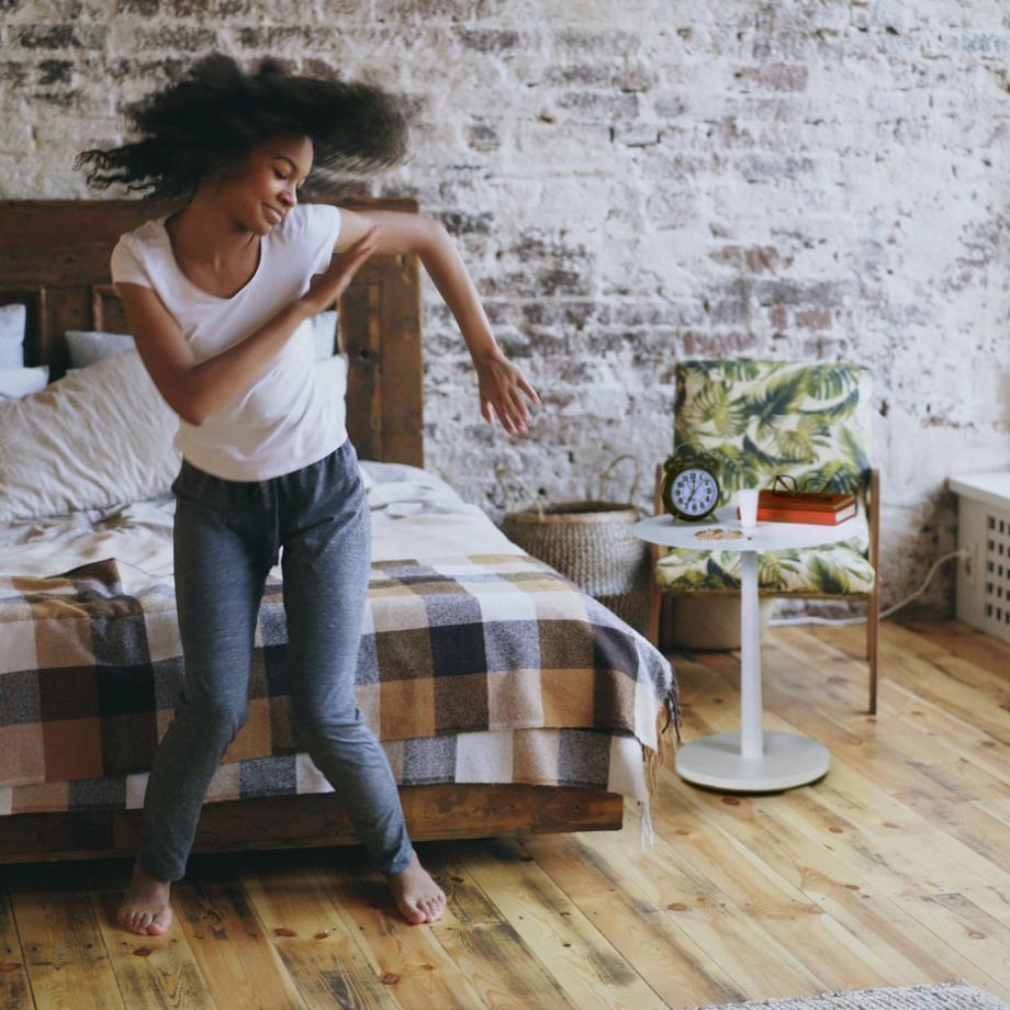 Northix Runder Couchtisch in Weiß  