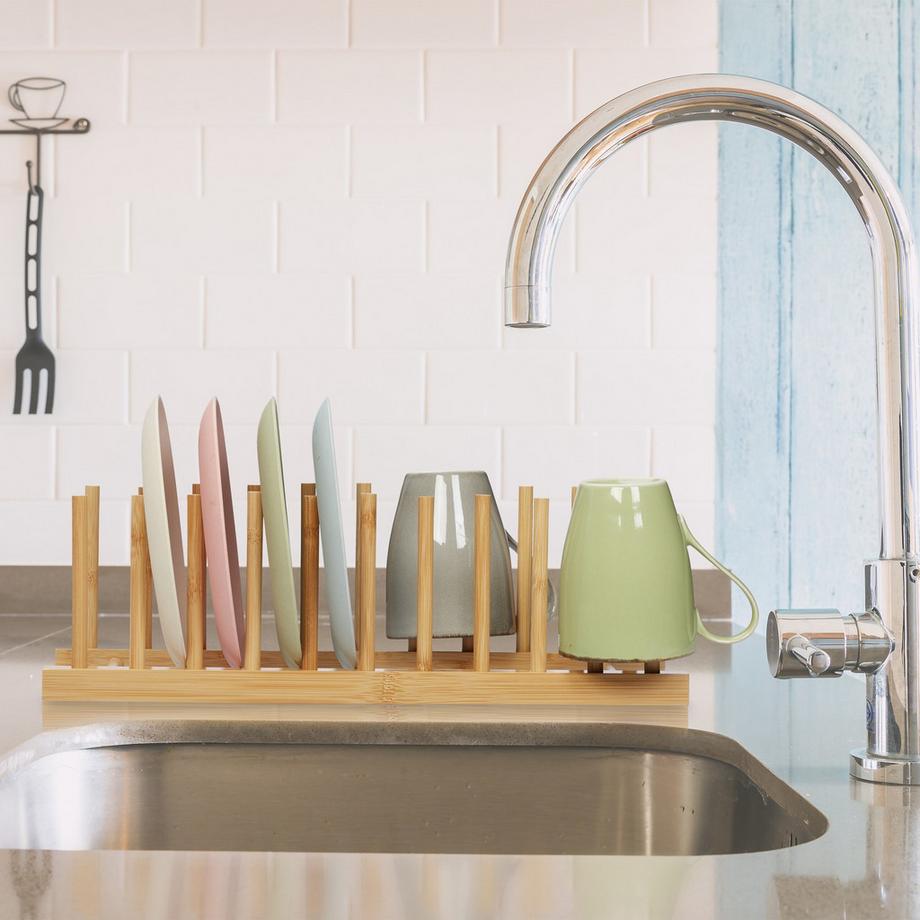 B2X set di 2 portapiatti in bambù  