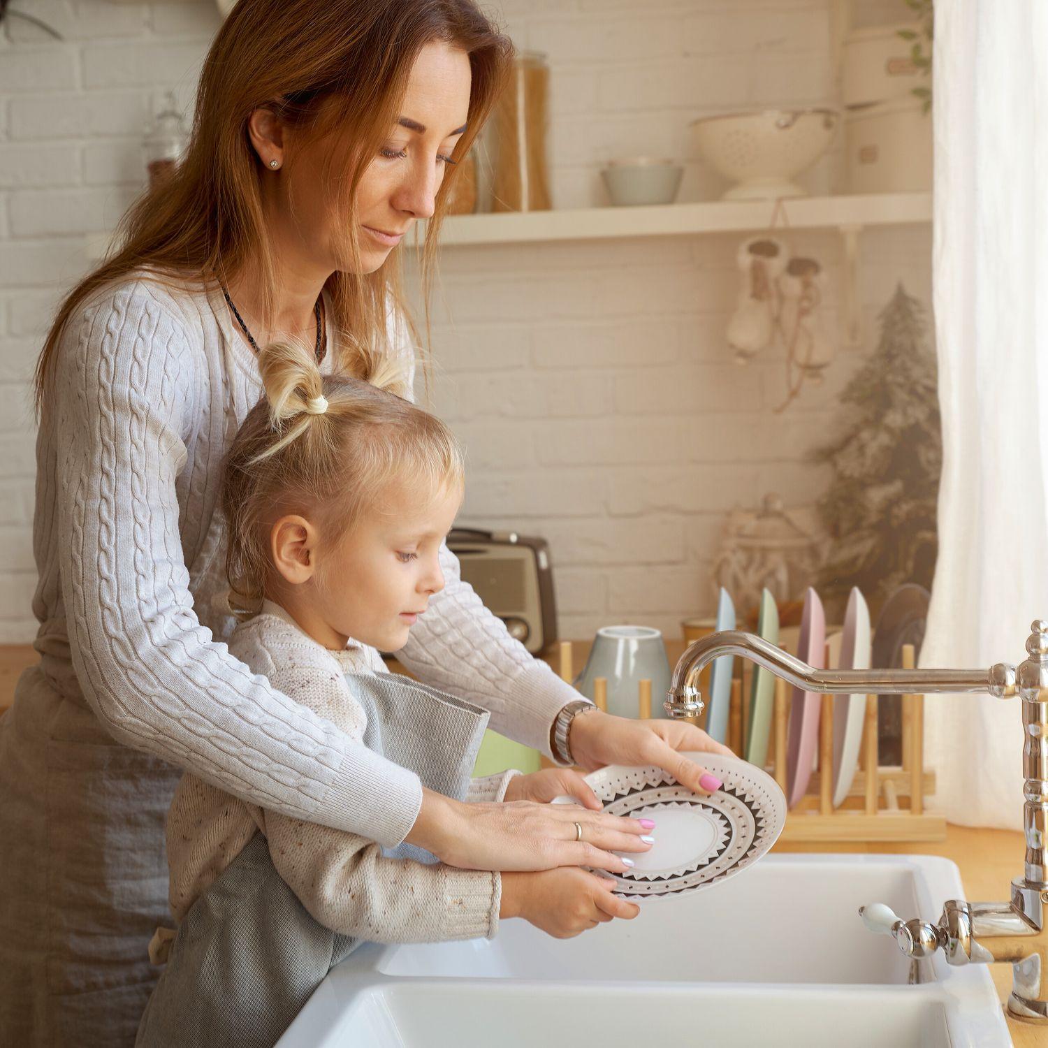 B2X 2er-Set Tellerständer aus Bambus  