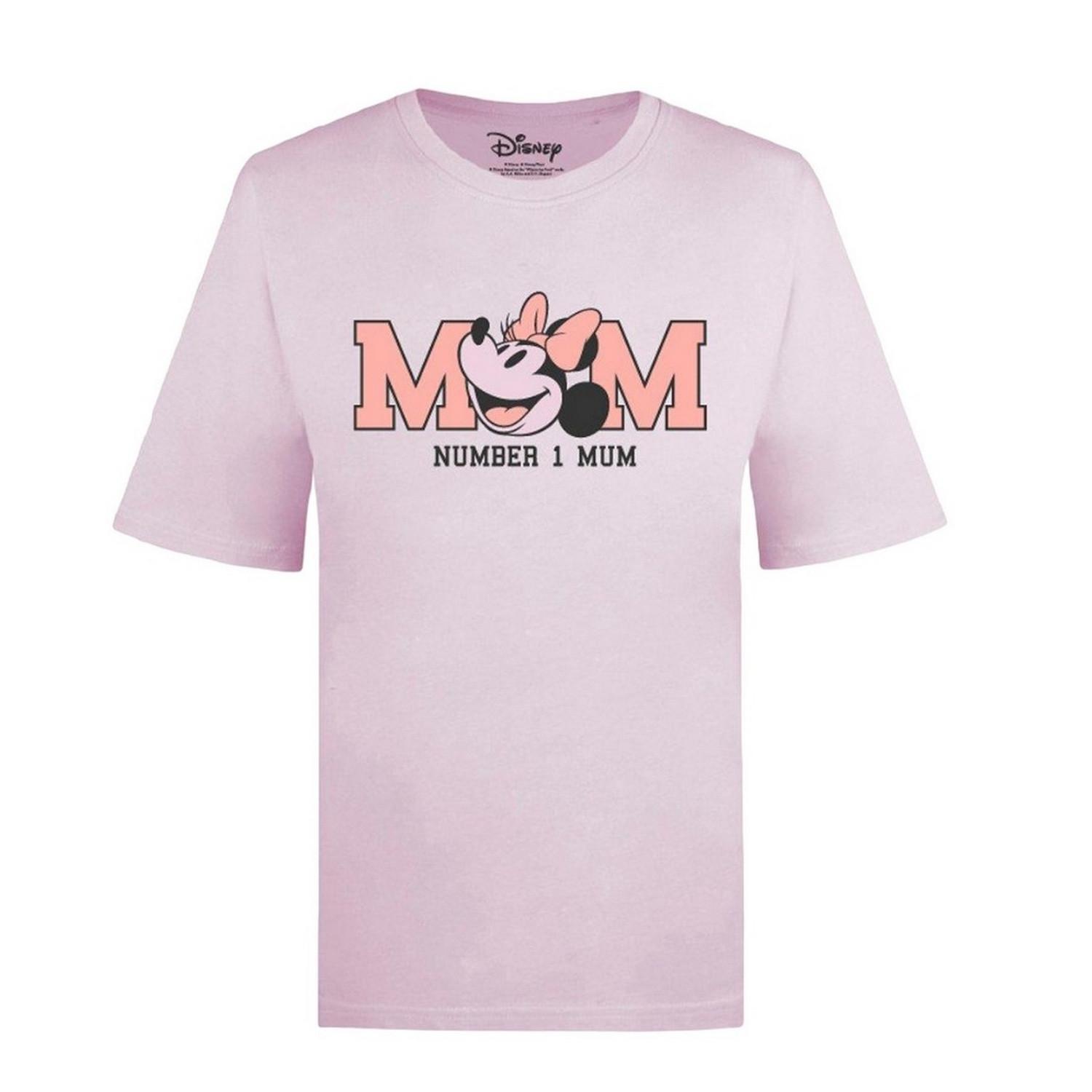 Image of Number 1 Mum Tshirt Damen Hellrosa 34