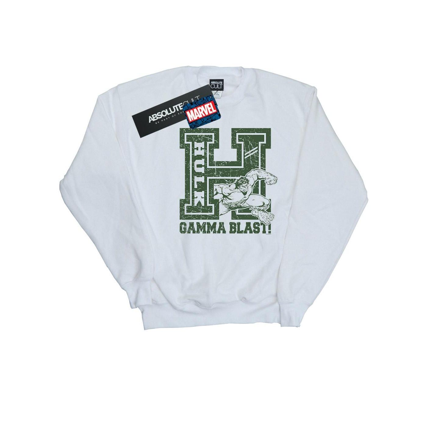 Image of Hulk Gamma Blast Sweatshirt Mädchen Weiss 140/146
