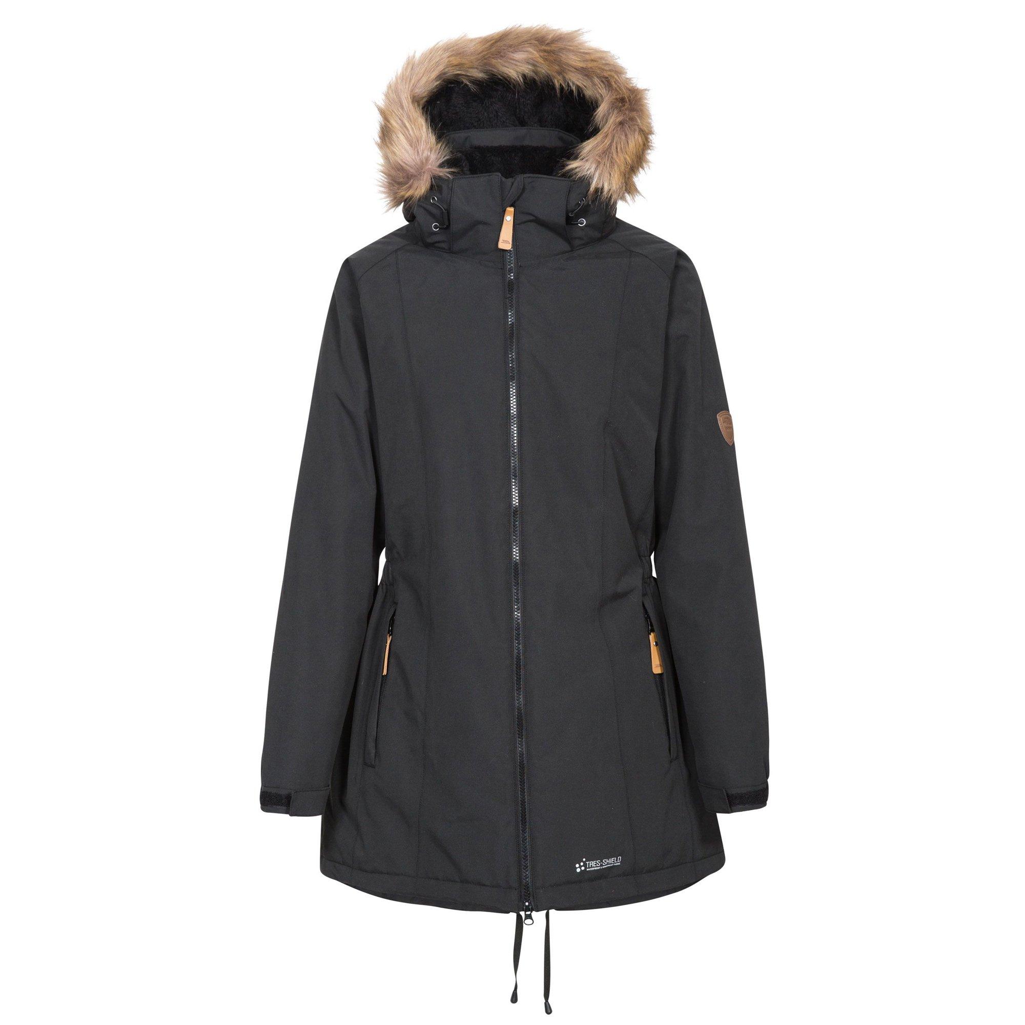 Image of Parka Celebrity, Isoliert, Längere Länge Damen Schwarz XL