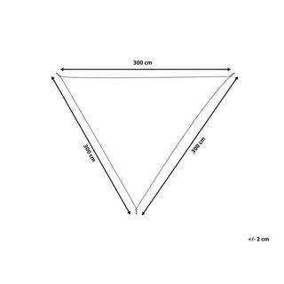 Beliani Tenda a vela en Poliestere LUKKA  