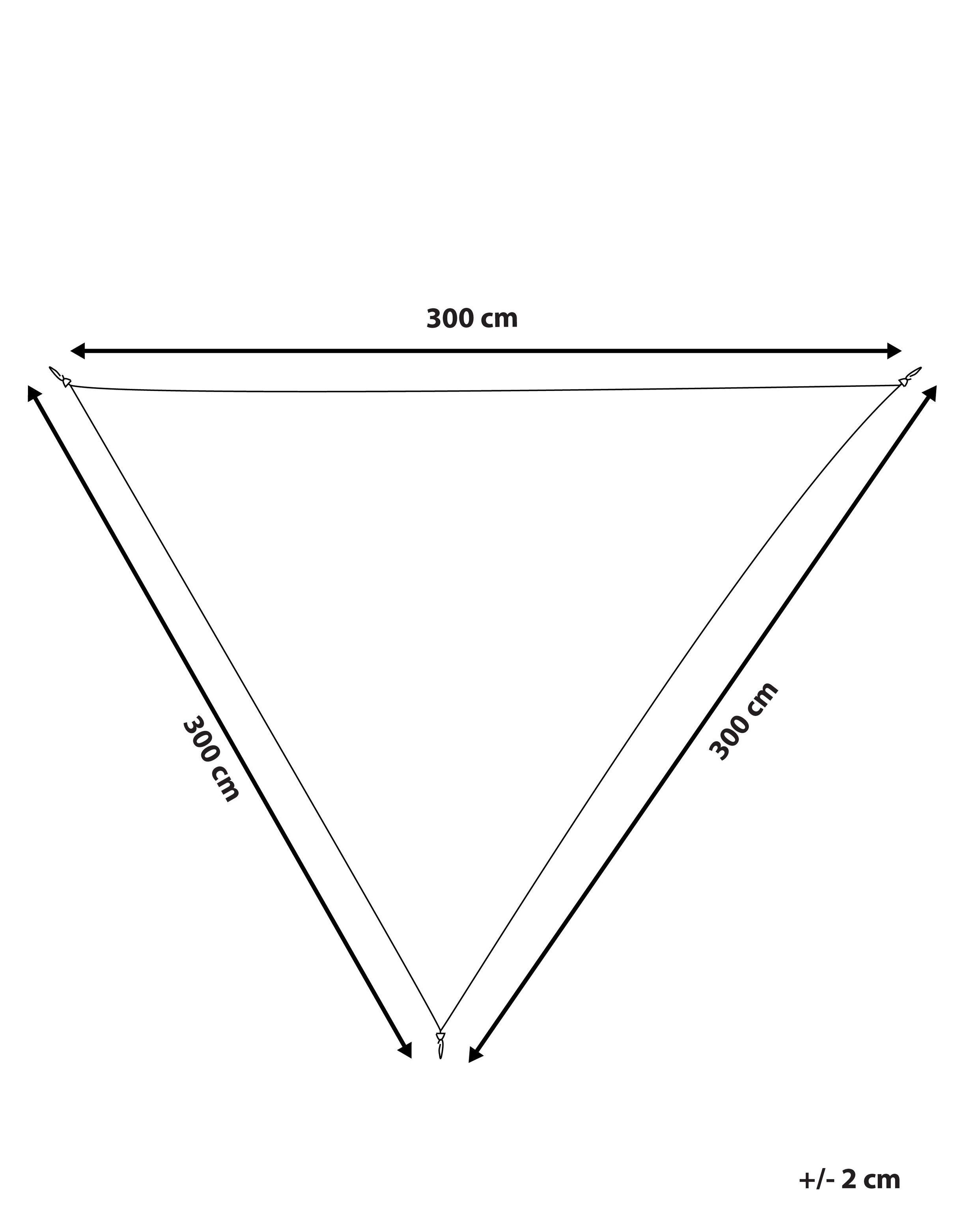 Beliani Tenda a vela en Tessuto LUKKA  