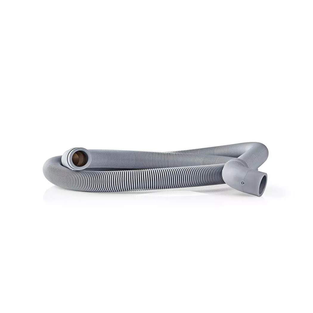 Tuyau d'évacuation 22 mm 19 mm 0.5 bar 60 °C 1.50 m Application: Machine à laver / Plat Gris