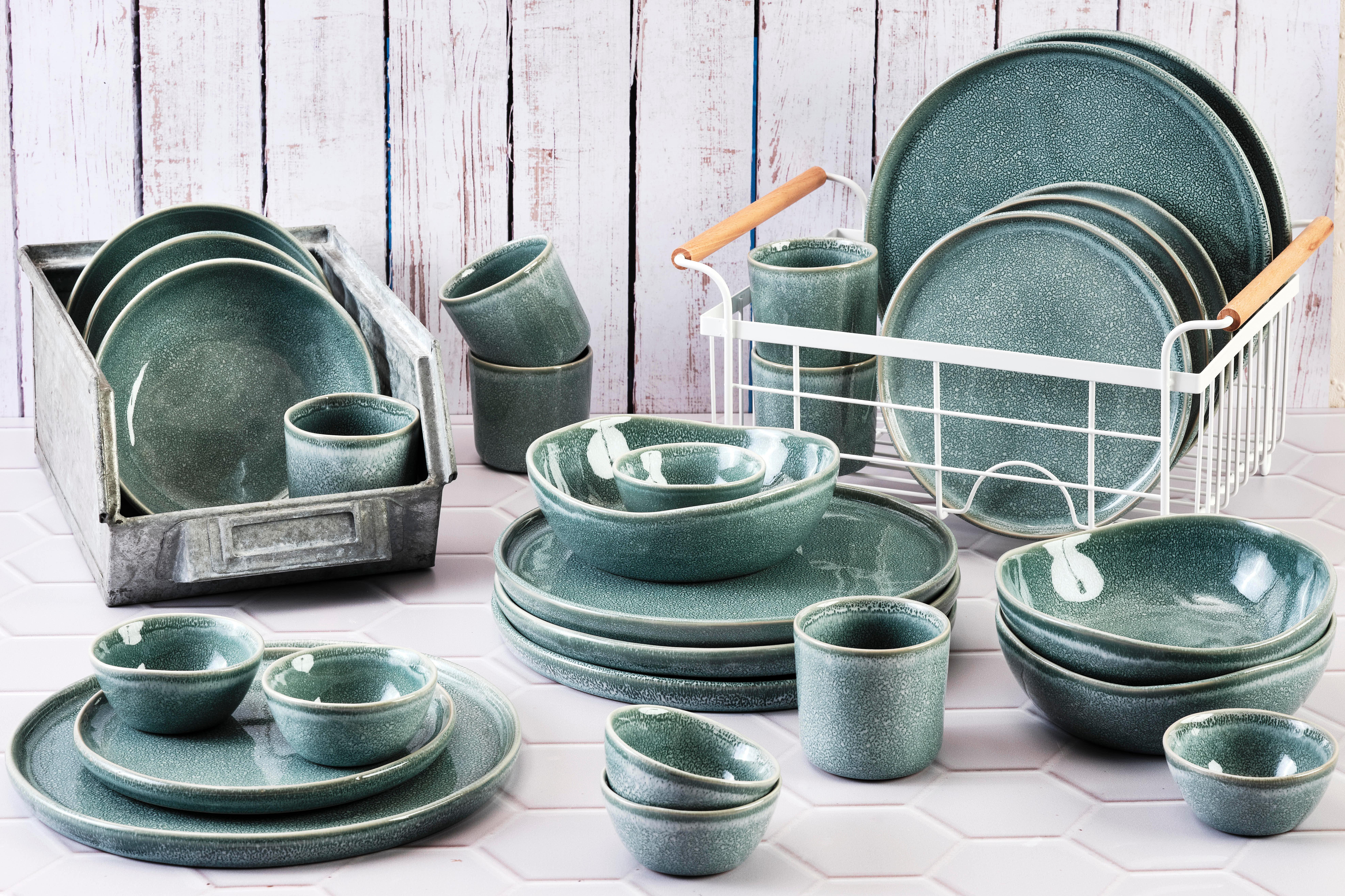 BJÖRN Set stoviglie MAGMA - 30 pezzi - cobalto  