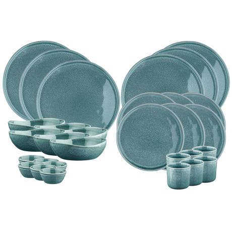 BJÖRN Set stoviglie MAGMA - 30 pezzi - cobalto  