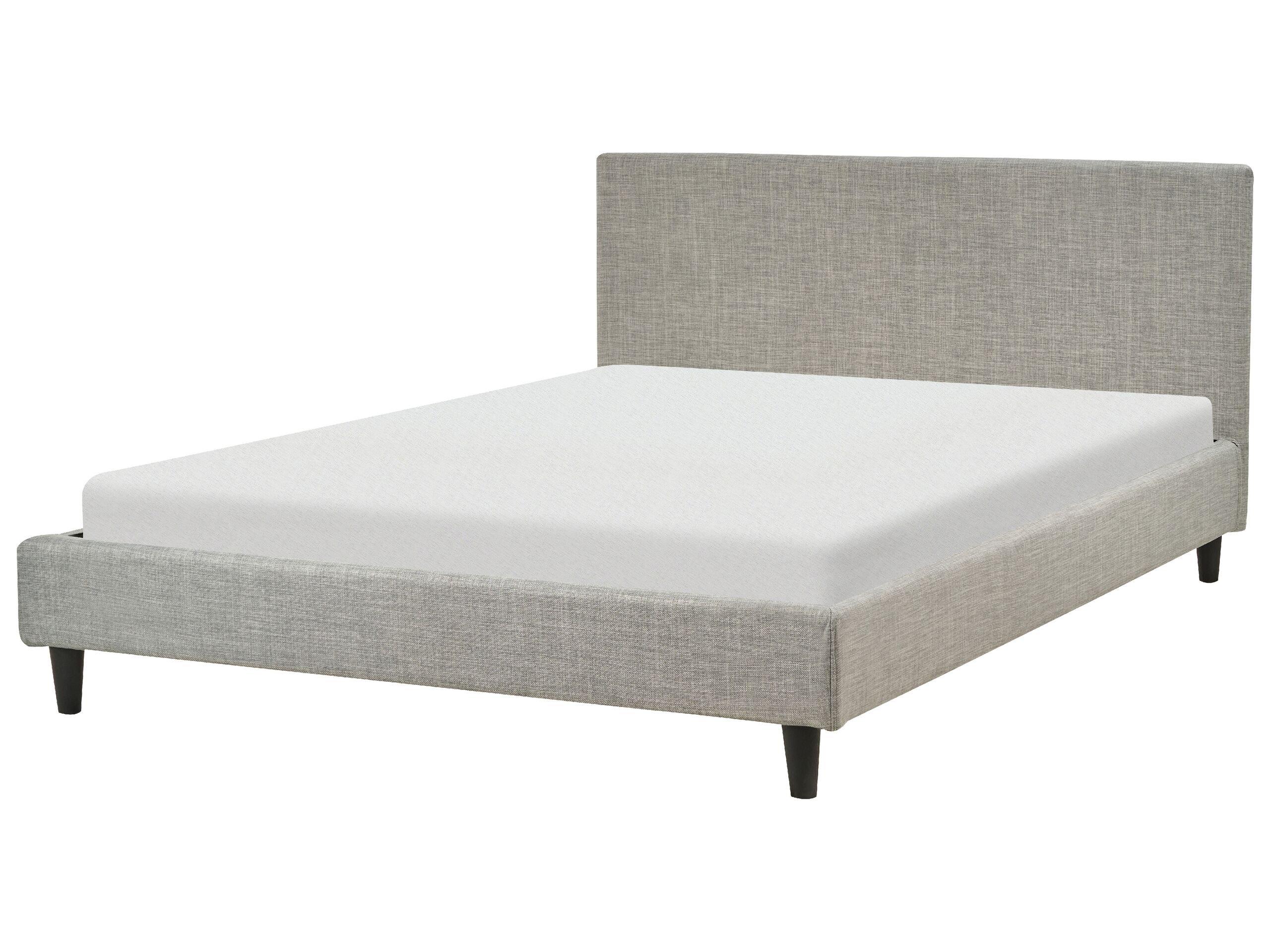 Beliani Bett mit Lattenrost aus Polyester Modern FITOU  