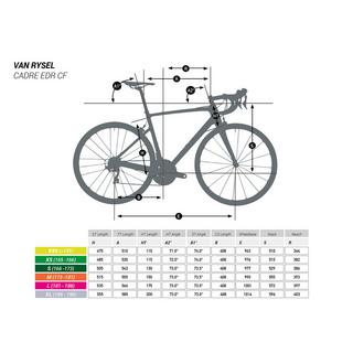 VAN RYSEL  Rennrad - EDR CF 