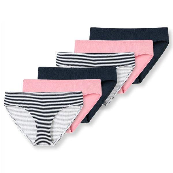 Image of 6er Pack Teens Girls 955 Organic Cotton - Slip Mädchen Multicolor 176