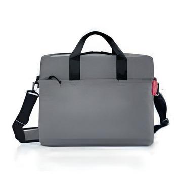 Notebooktasche workbag canvas twist silver, 42.5 x 33 x 12 cm, 13 l