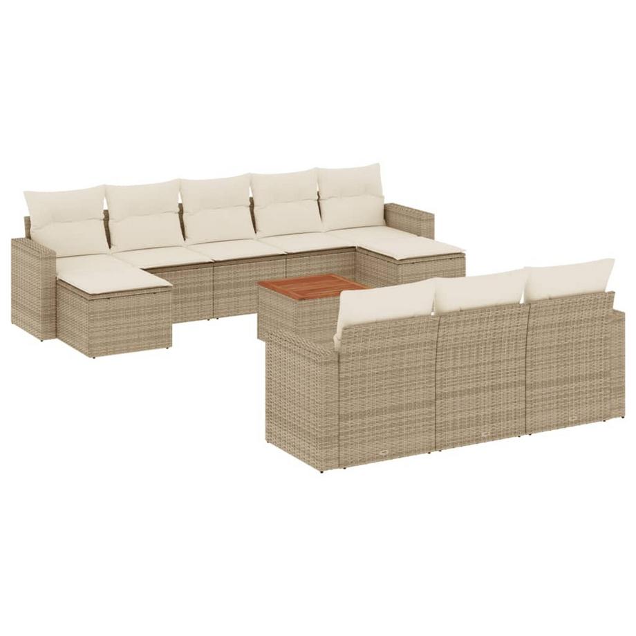 Garten sofagarnitur poly-rattan