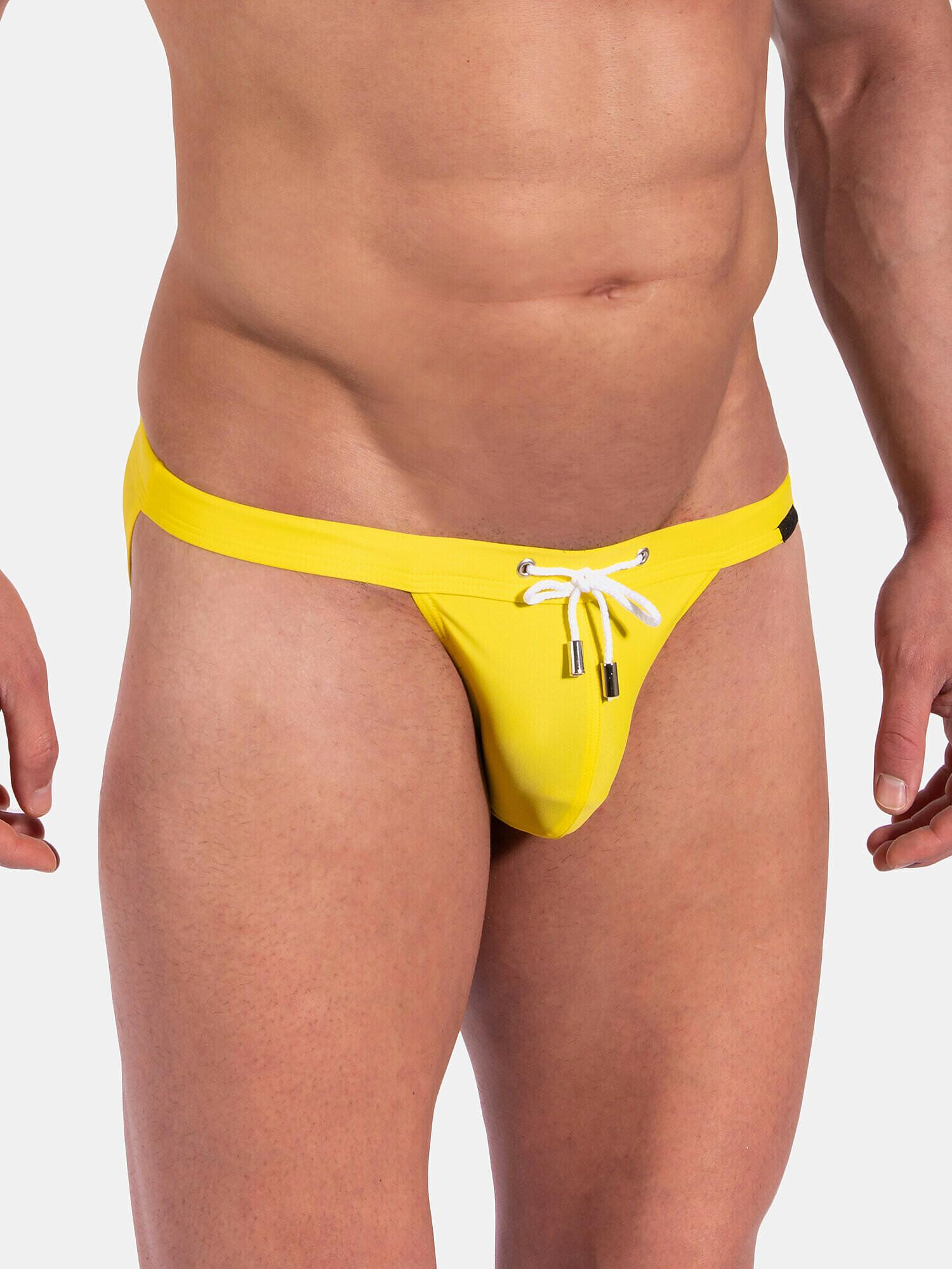 Image of Tanga-badeslip M2378 Beachclub Herren Gelbgold L