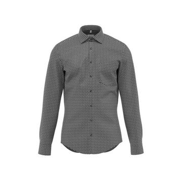 Business Hemd X-Slim Fit Langarm Druck