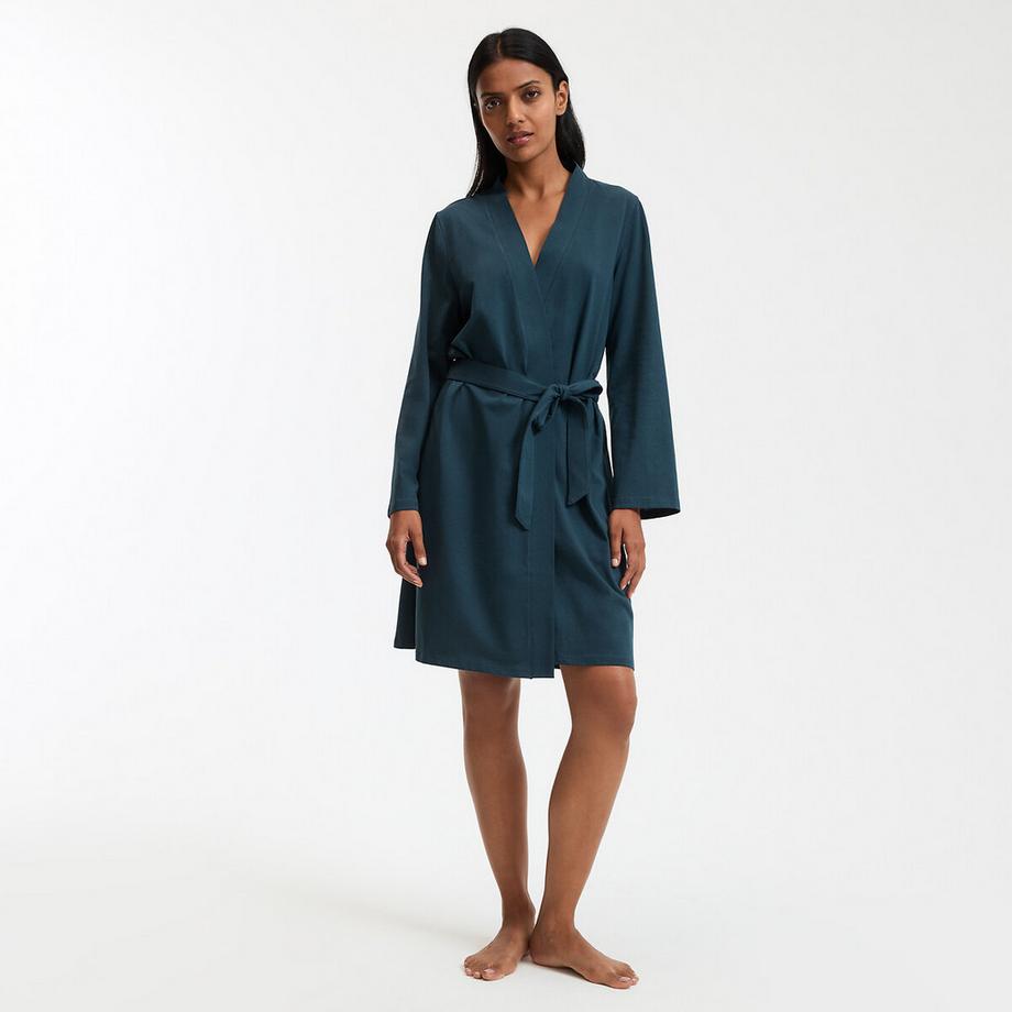 La Redoute Collections Peignoir Uni en Jersey de Coton  