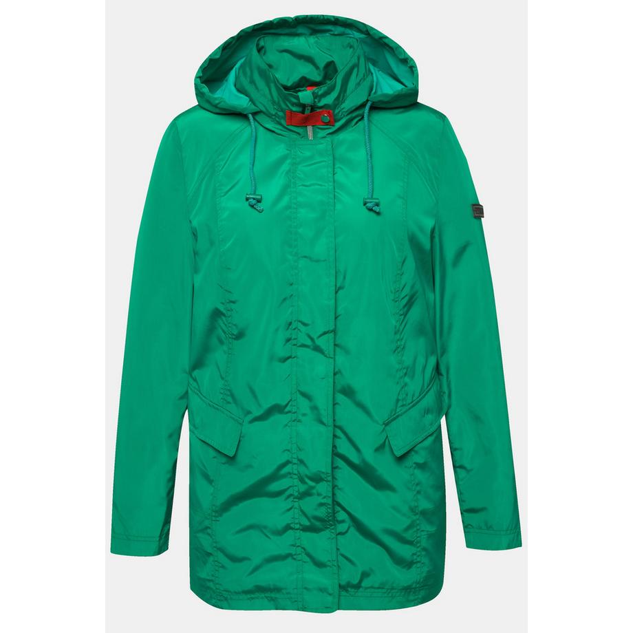 Ulla Popken Veste Fonctionnelle Col Montant Capuche Fermeture Éclair 2 Sens  