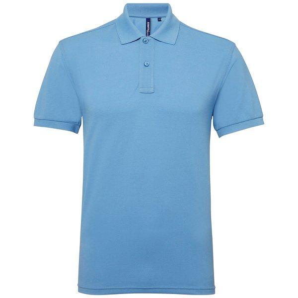 Image of Asquith&fox Poloshirt Herren Kornblumenblau 3XL