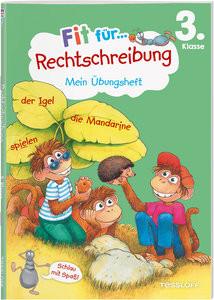 Fit für Rechtschreibung 3. Klasse. Mein Übungsheft Helmchen, Sabine; Wandrey, Guido (Illustrationen) Copertina rigida 