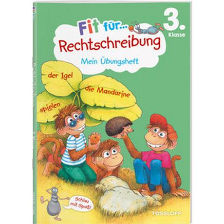 Fit für Rechtschreibung 3. Klasse. Mein Übungsheft Helmchen, Sabine; Wandrey, Guido (Illustrationen) Copertina rigida 