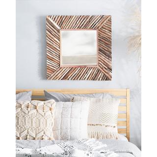 Beliani Miroir en Bois Boho KANAB  