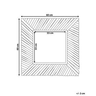 Beliani Miroir en Bois Boho KANAB  