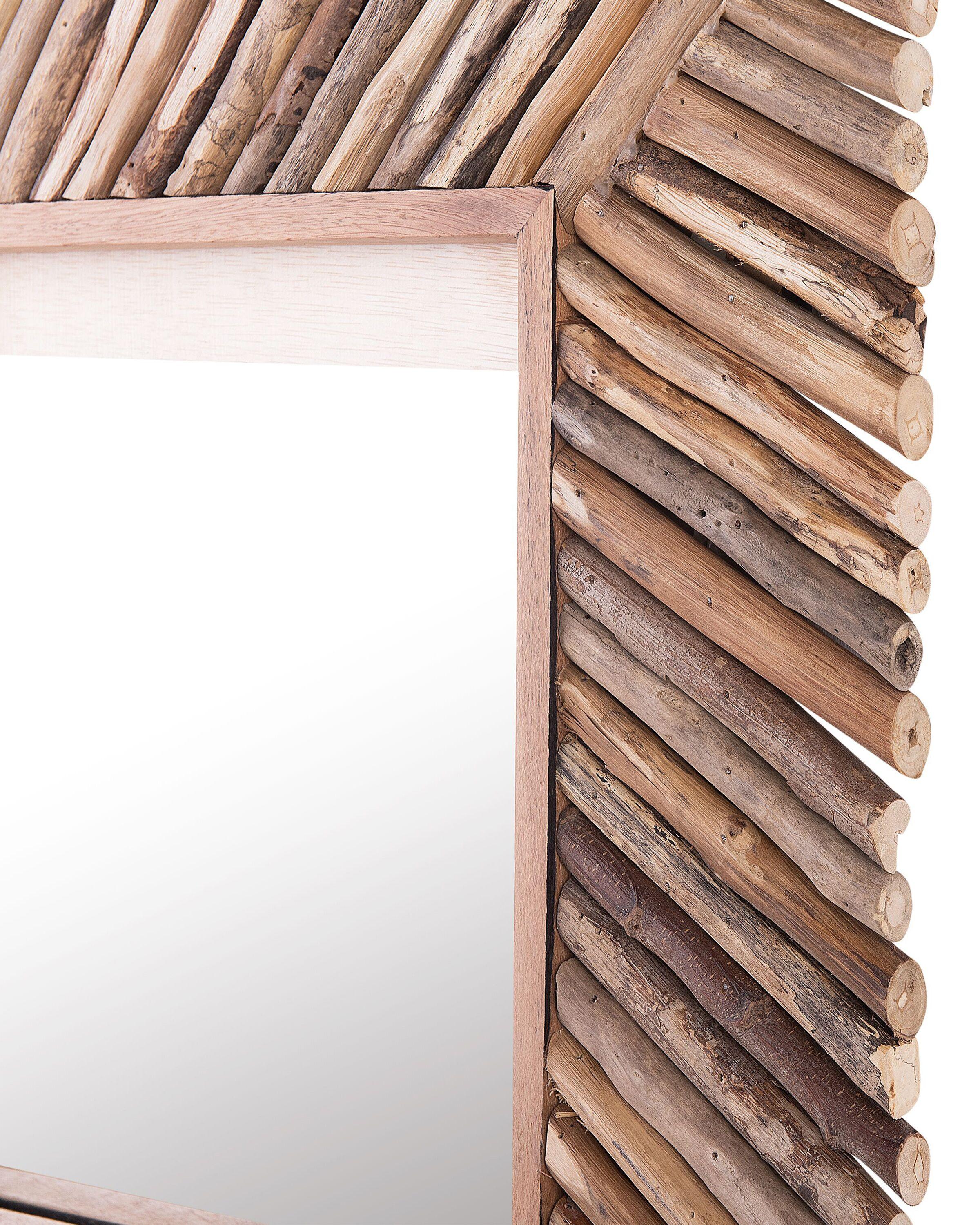 Beliani Miroir en Bois Boho KANAB  