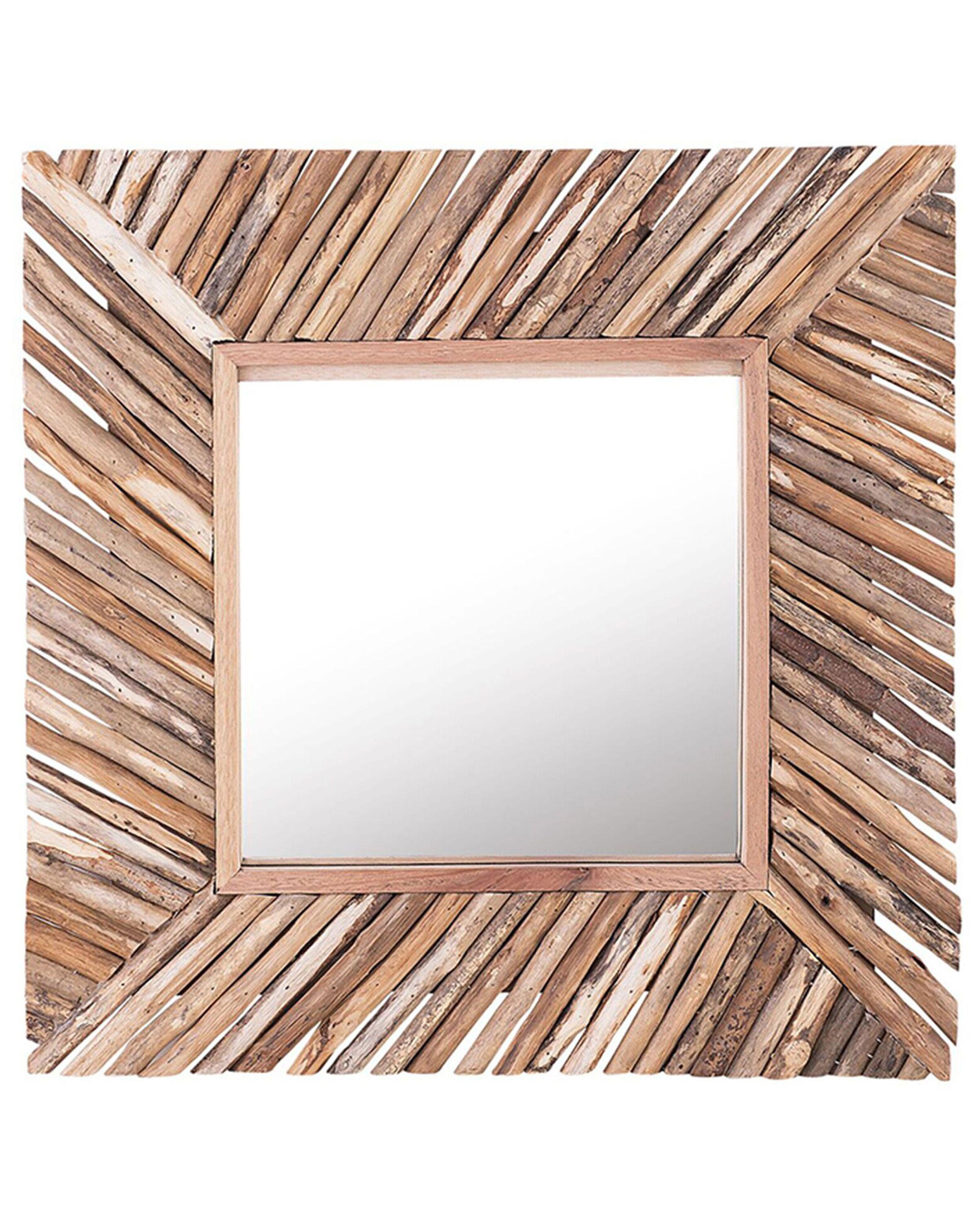 Beliani Miroir en Bois Boho KANAB  