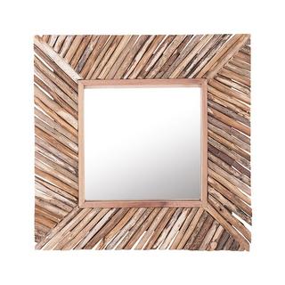 Beliani Miroir en Bois Boho KANAB  