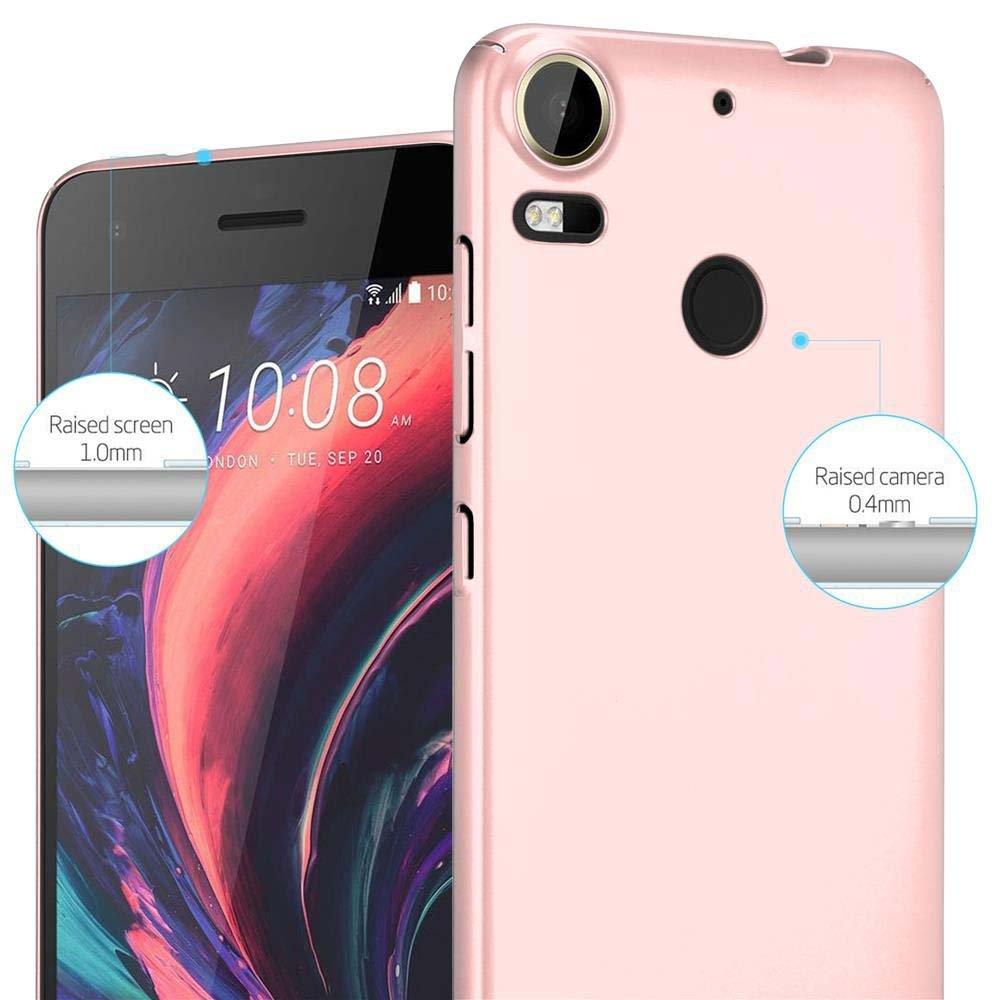 Cadorabo  Hülle für HTC Desire 10 PRO Hard Case in Metall Optik 