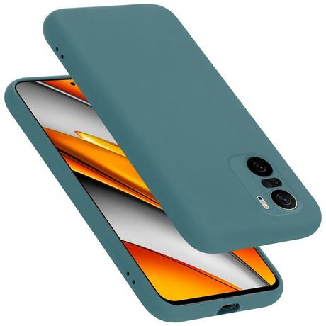 Cadorabo  Housse pour Xiaomi Mi 11i / POCO F3 en LIQUID GREEN - Coque de protection en silicone TPU flexible 