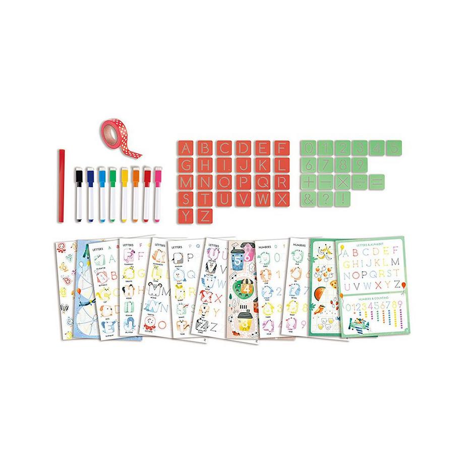 Hape  Kreativ ABC und Zahlen Schablonen 