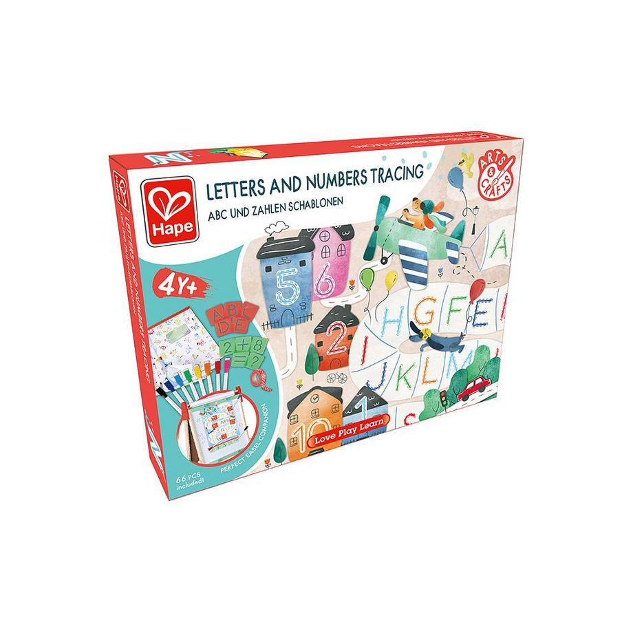 Hape  Kreativ ABC und Zahlen Schablonen 
