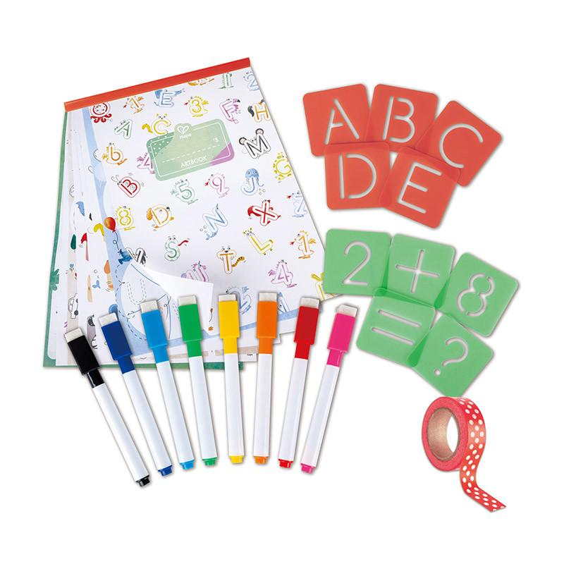 Hape  ABC und Zahlen Schablonen 