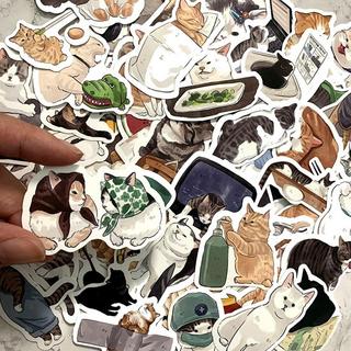 Gameloot  Autocollants - chats cartoon - 54 pcs 