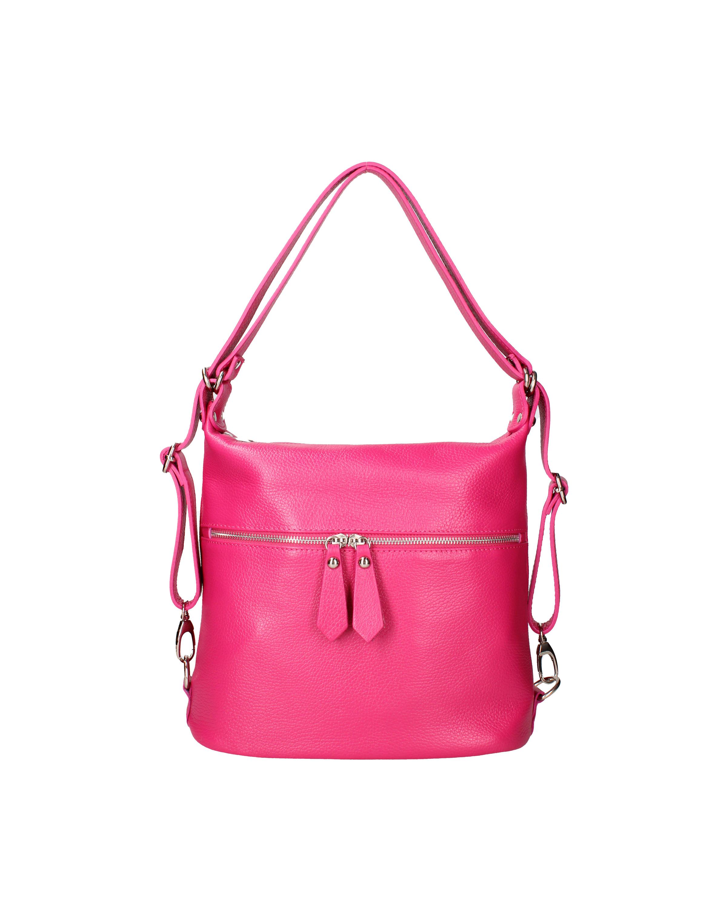 Image of Umhängetasche In Einem Rucksack Umwandelbar Unisex Fuchsia ONE SIZE