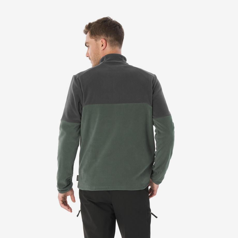 QUECHUA Fleecepullover Half Zip Wandern  