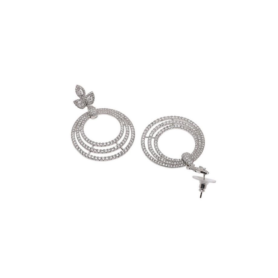 AVANT-GARDE PARIS  Glänzende Cluster-Tropfenohrringe 