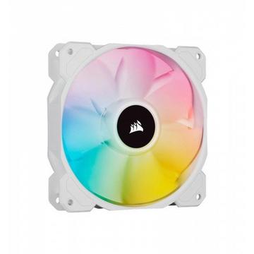 SP Series, White SP120 RGB ELITE, 120mm RGB LED Fan with AirGuide, Single Pack