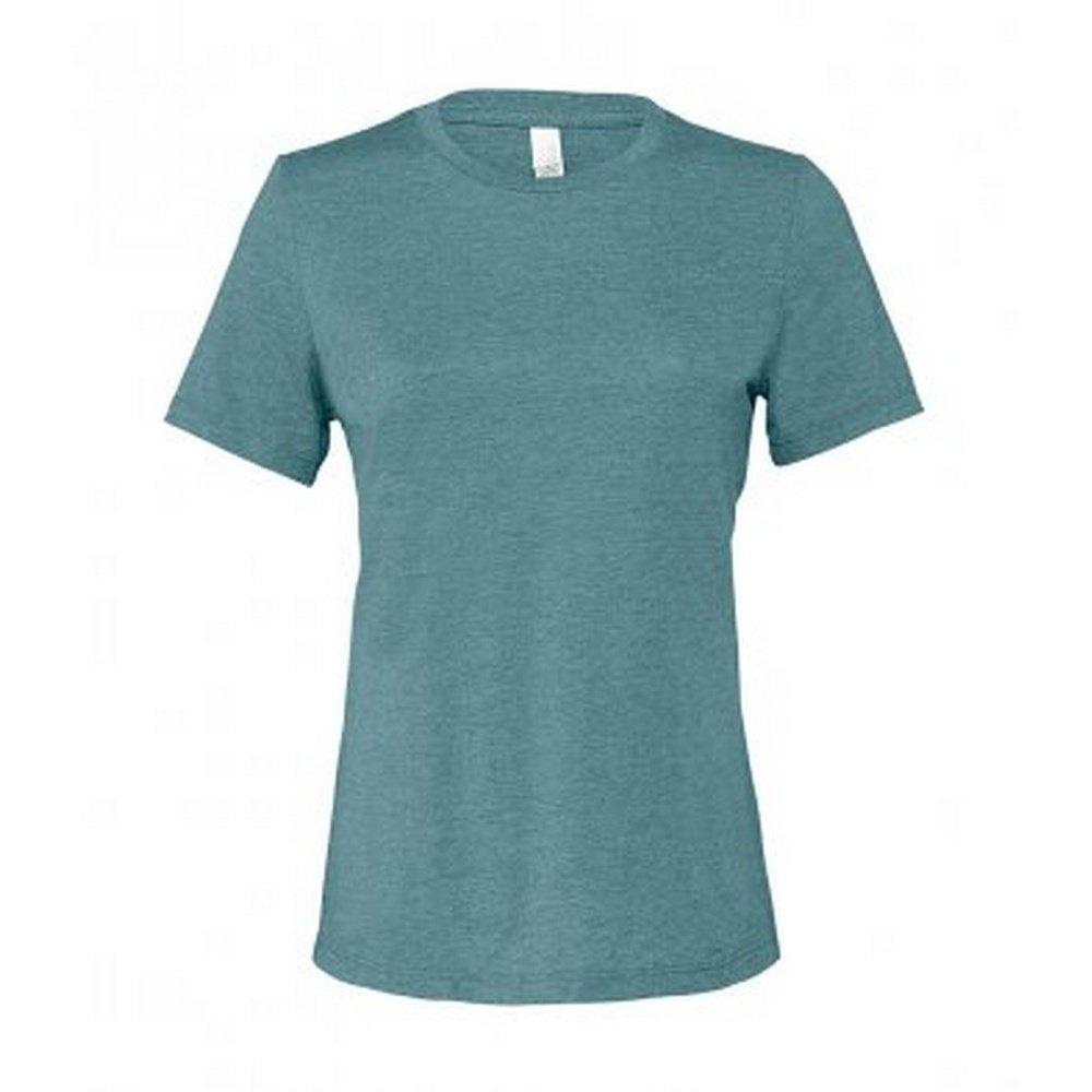 Image of Relaxed Jersey Tshirt Damen Pink Teal M