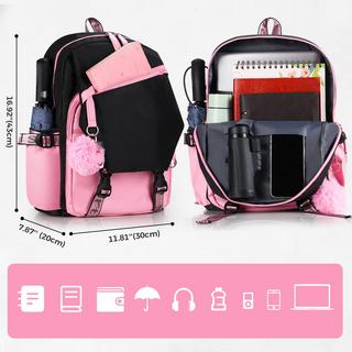 Only-bags.store  Rucksäcke Daypack Schulranzen, Grundschule Mittelschule Tasche Schulranzen Set Federmäppchen, Kinderrucksack Laptop 