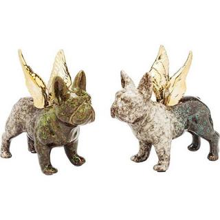 KARE Design Deko Figur Angel Wings Dog Sortiert  