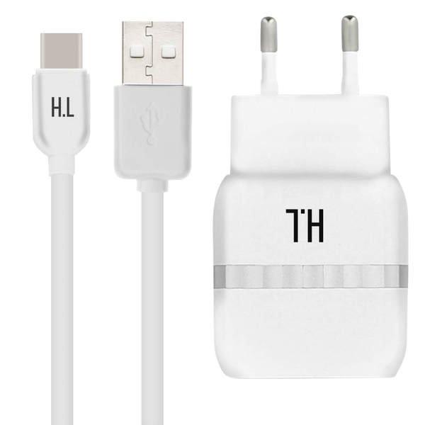 Image of Wand-Ladegerät + USB-C Kabel Weiß