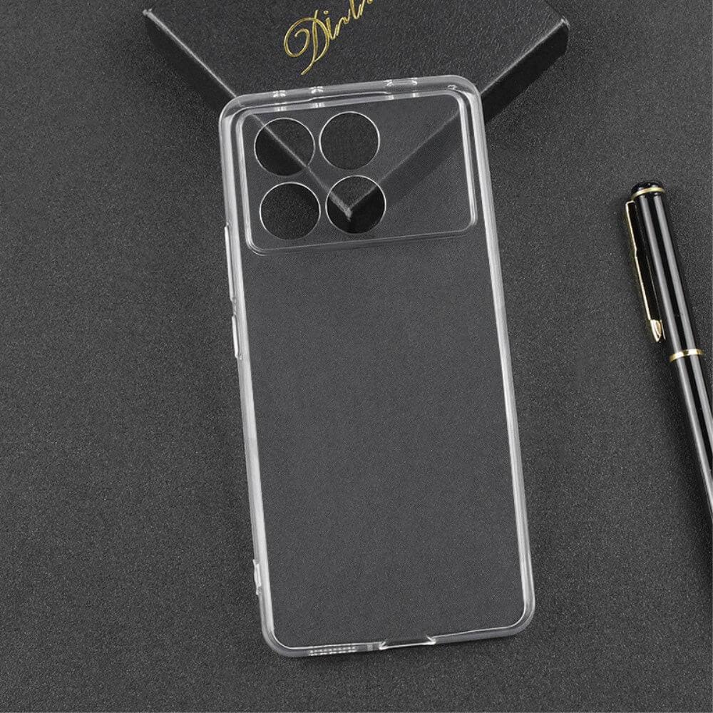 Cover-Discount  Xiaomi Poco F6 Pro - Silikon Gummi Case transparent 